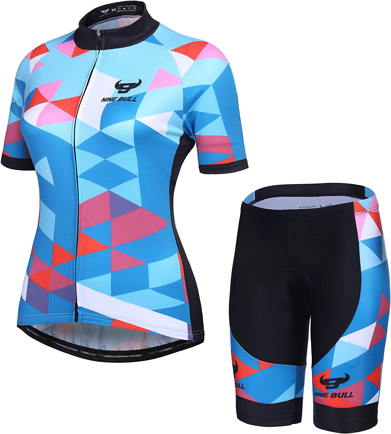 Get 19% Off! Women’s Cycling Jersey Short Sleeve MTB Bike Clothing Road Bicycle Shirts Shorts Padded Pants